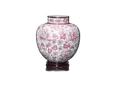 Cloisonne Cameo Rose